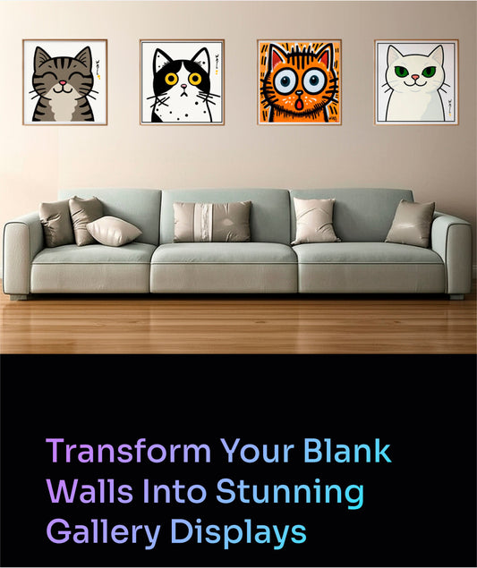 Transform Your Blank Walls Into Stunning Gallery Displays