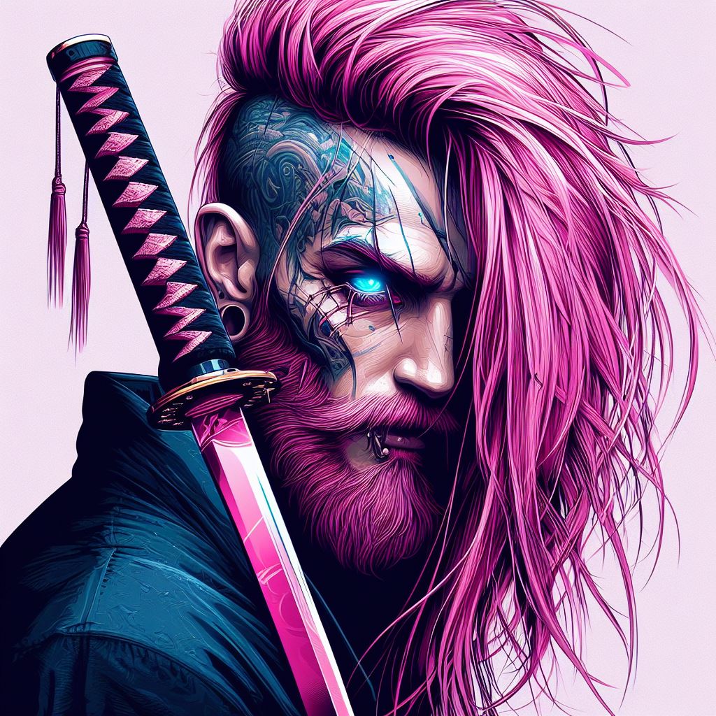 Cyber Ronin | Poster Cyberart