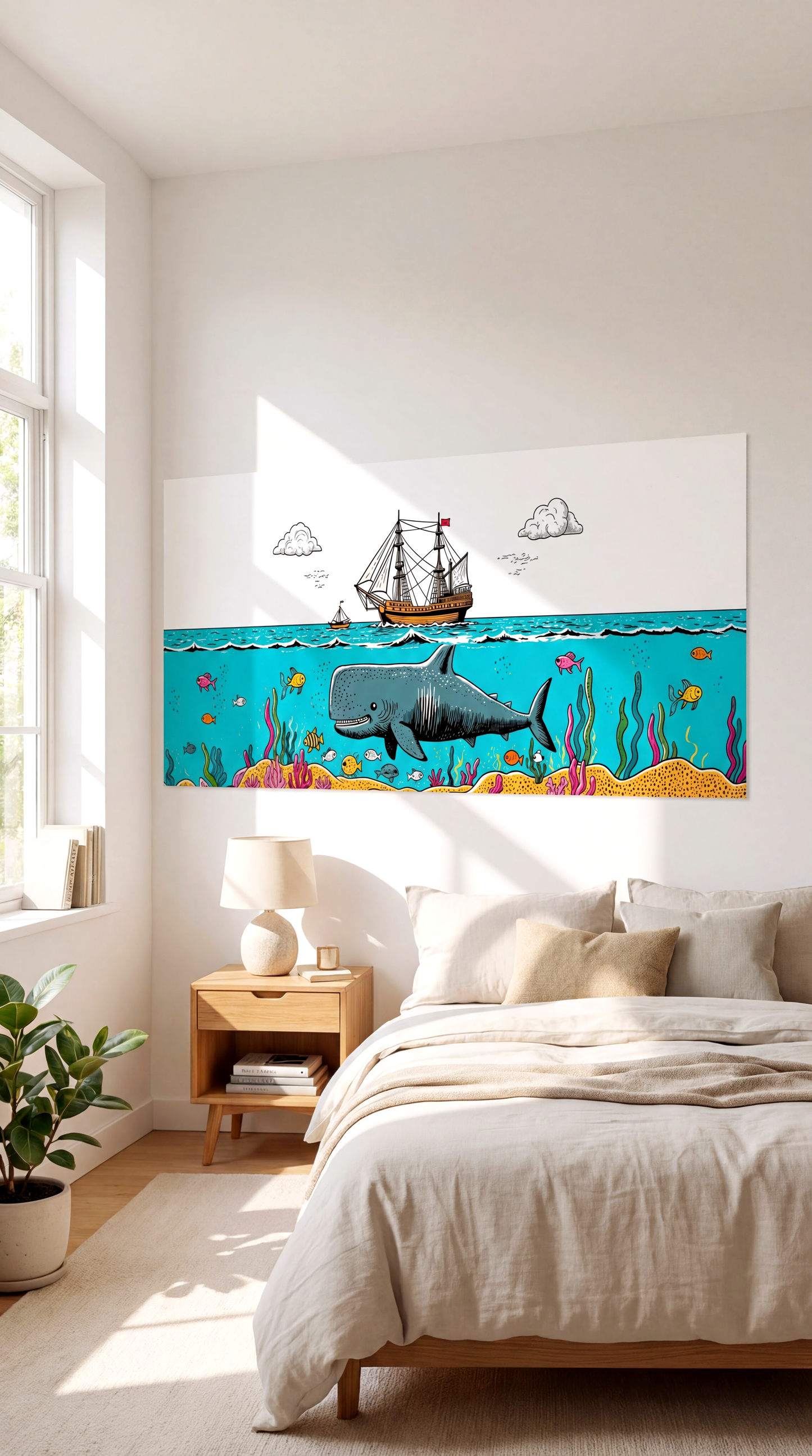 Póster Ballena XXL ( Bajo demanda )