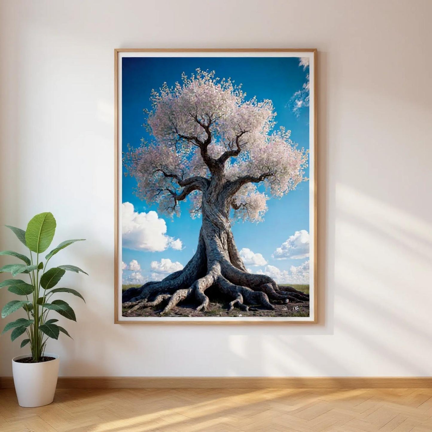 Poster Cerezo en Flor | Arte Natural para Decoración Moderna