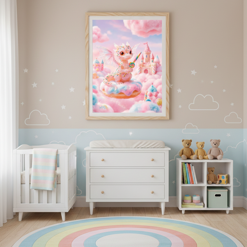 Dragón de nubes de algodón de azúcar | Sugar Dragon