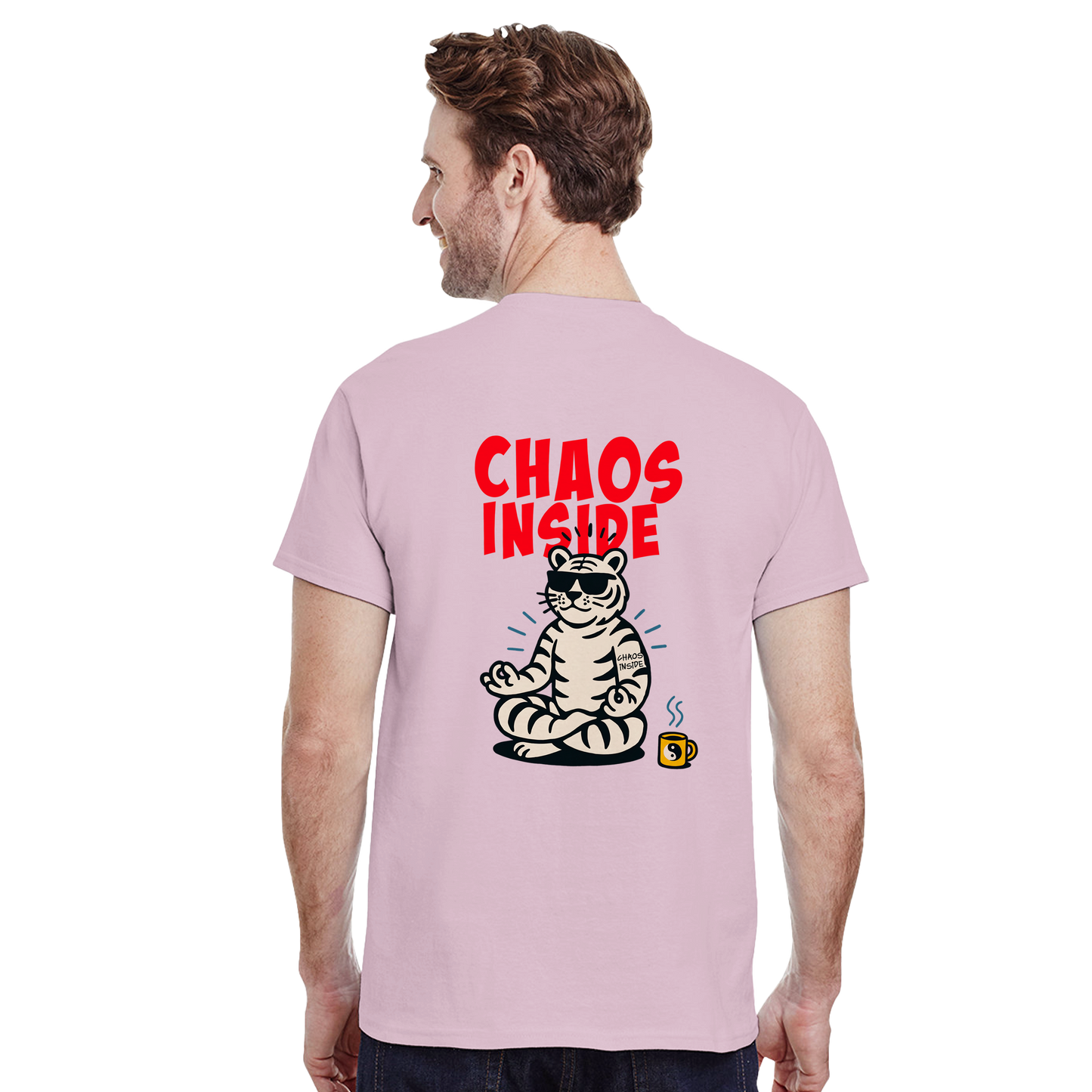 Camiseta Chaos Inside con Tigre Blanco | Waildots