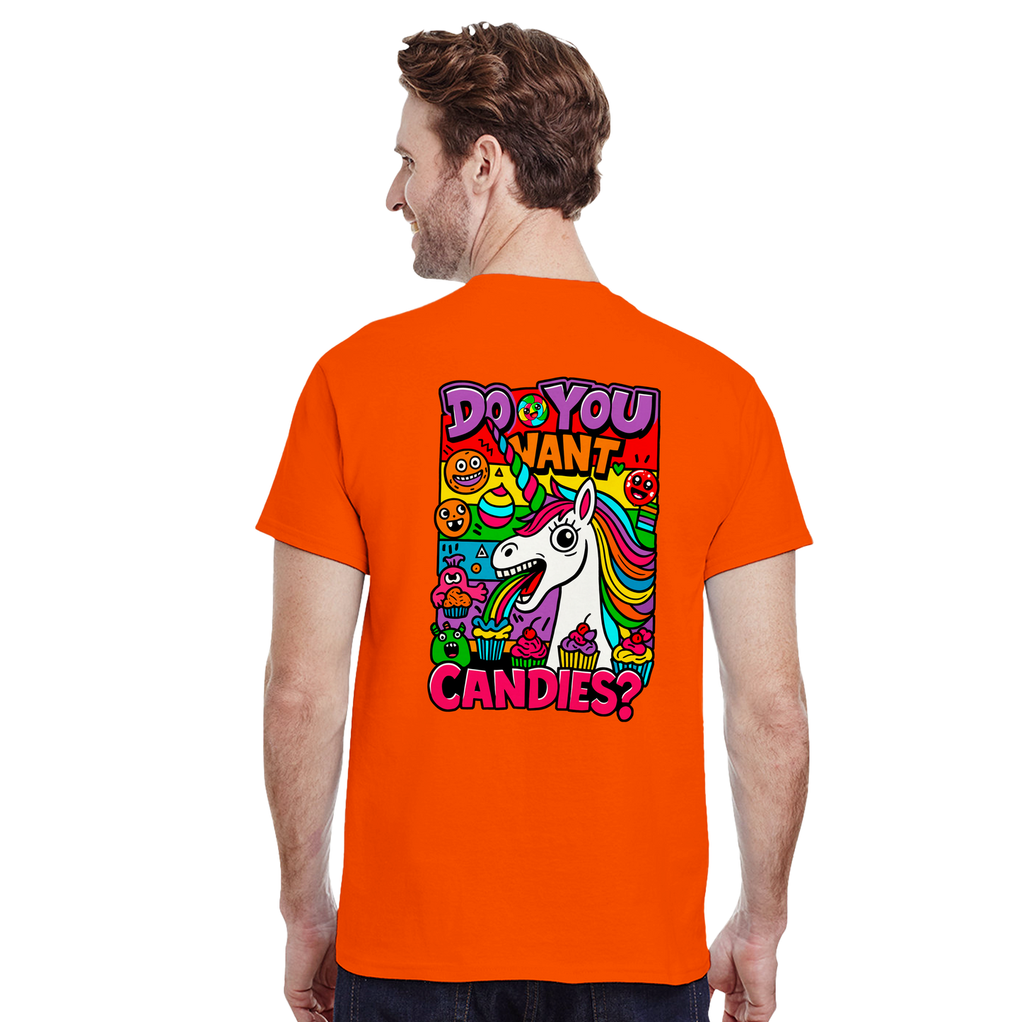 Camiseta Unicorn Candies | Unicornio Kawaii Divertido | Waildots