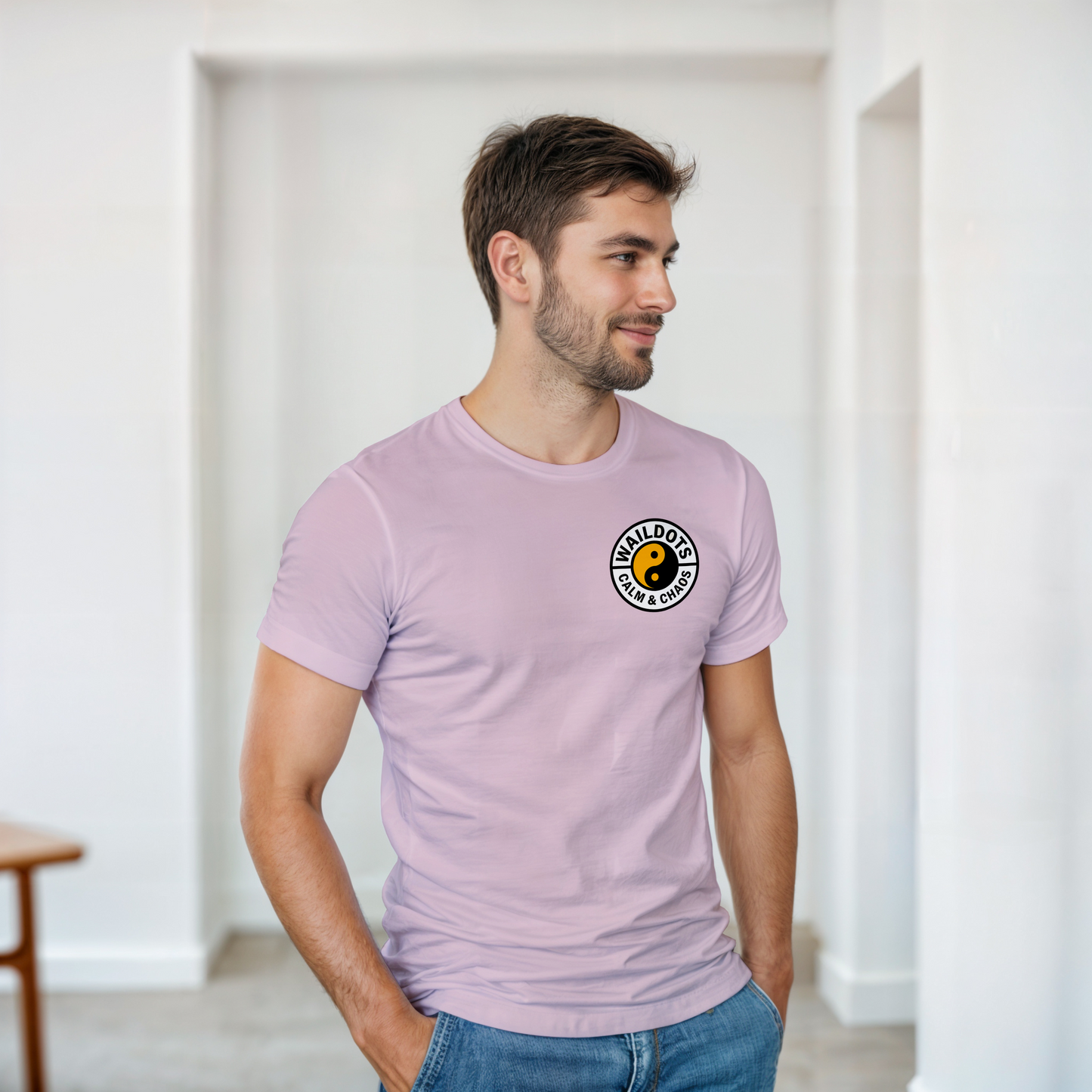 Camiseta Chaos Inside con Tigre Blanco | Waildots
